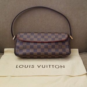 Authentic LV Recoleta in Damier Ebene
